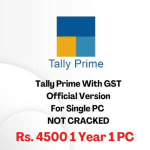 Tally Prime With GST (Latest & Official Version)