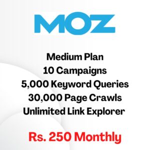 Moz Pro (one month)